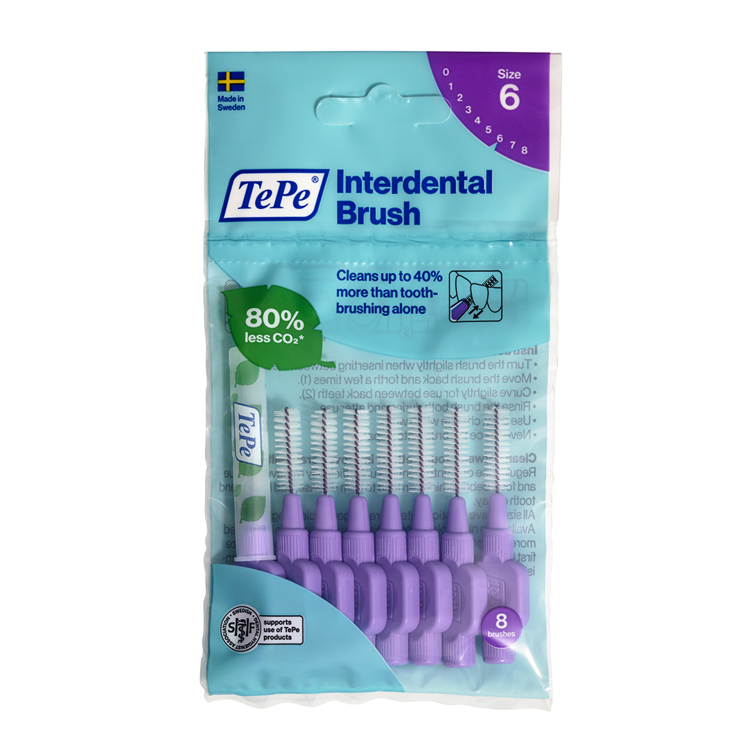 PAT374 TePe Interdental Brush Large Purple 1.1mm
