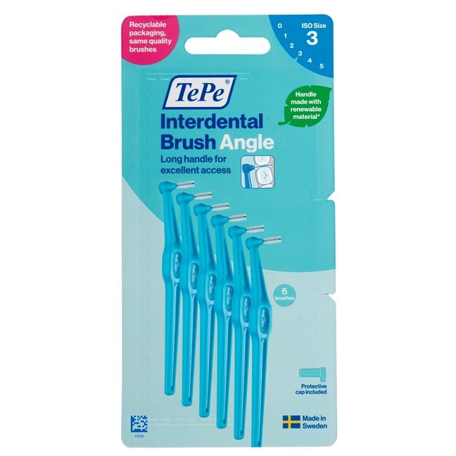 TePe Angle Interdental Brush XFine Blue 0.6mm