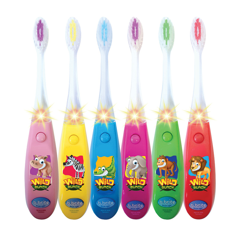 Flashing toothbrush store
