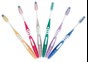 Toothbrush with Integrated Tongue Cleaner Assorted Colours