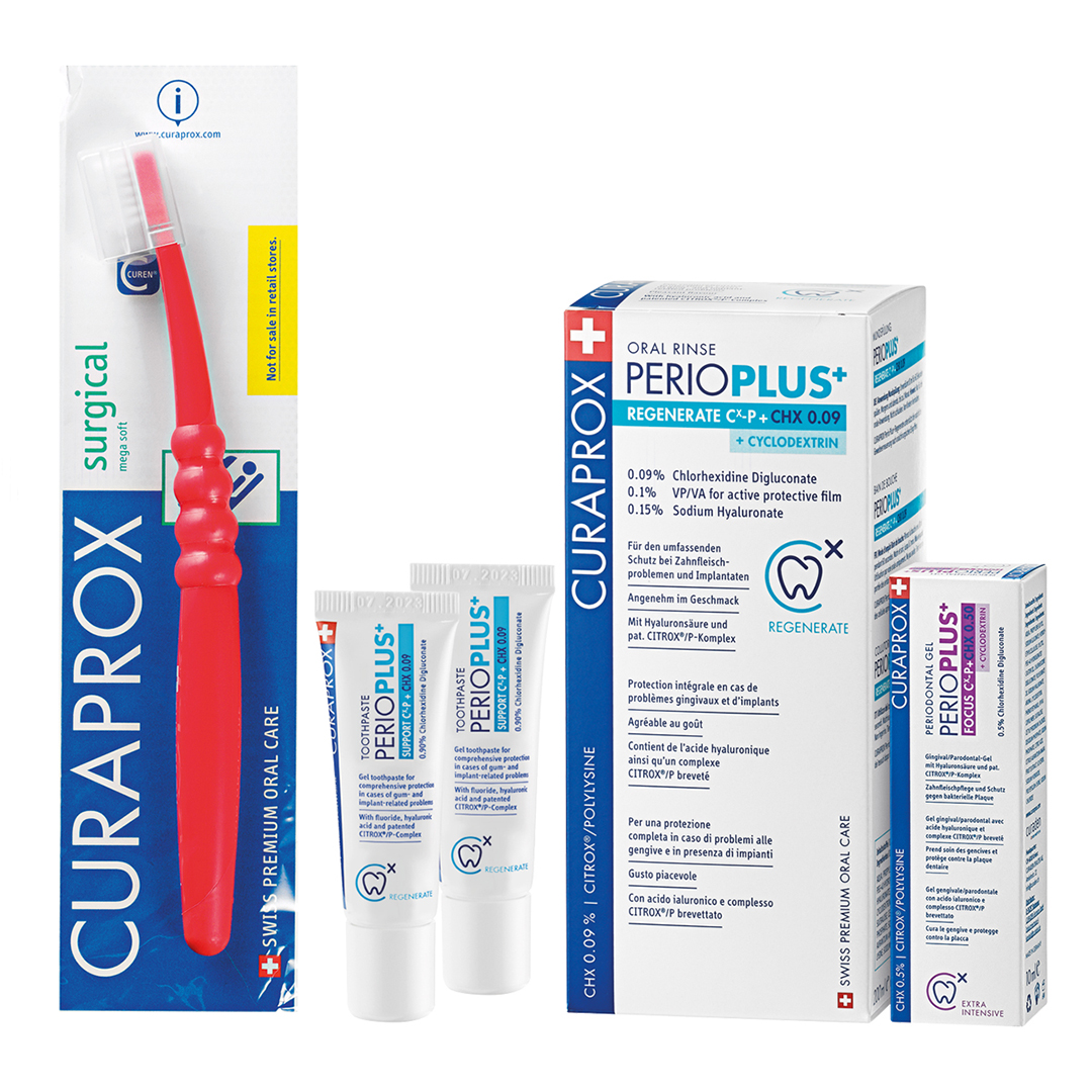 PCC609 : Curaprox Post Surgery Pack Regenerate