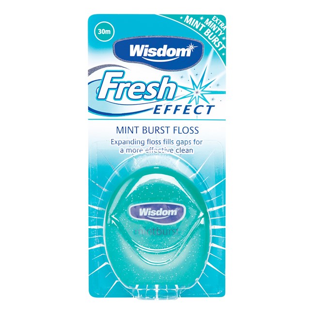 Fresh Effect Mint Burst Floss - 30m - Pack 12