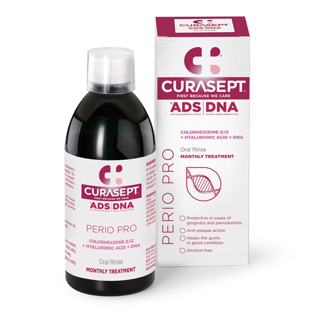 Curasept ADS Perio Pro 0.12% Chlorhexidine with Hyaluronic Acid & DNA