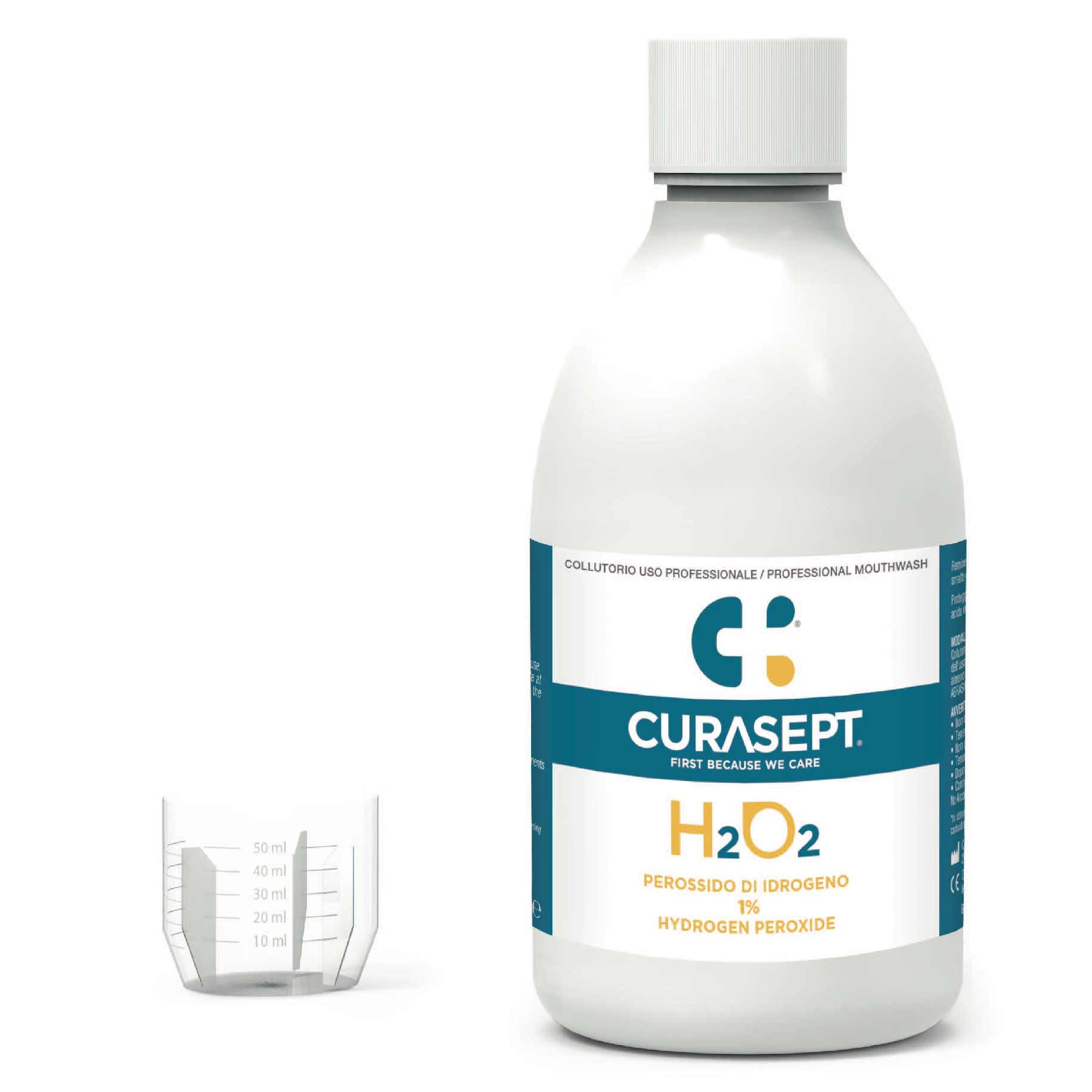 PDM516 Curasept Hydrogen Peroxide Mouthwash H2O2 1
