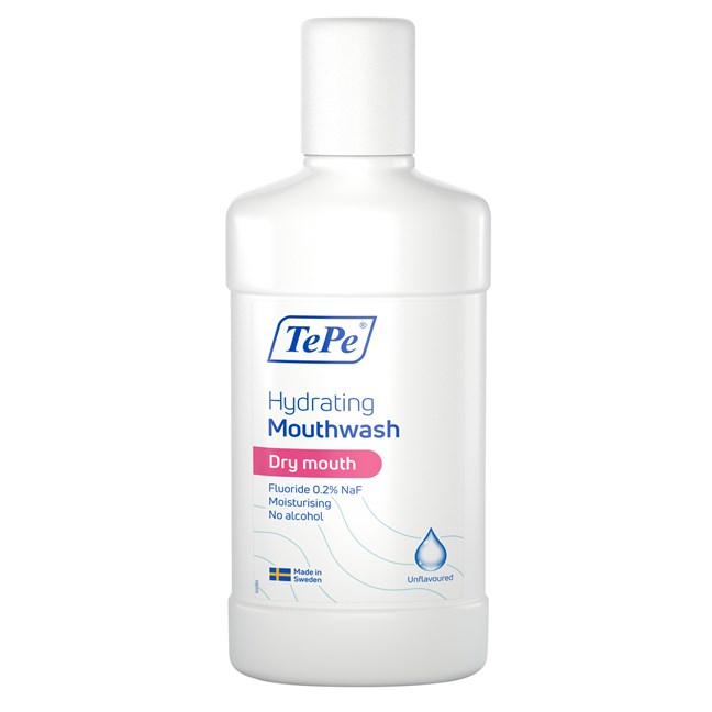 TePe Mouthwash Dry Mouth Unflavoured 500ml