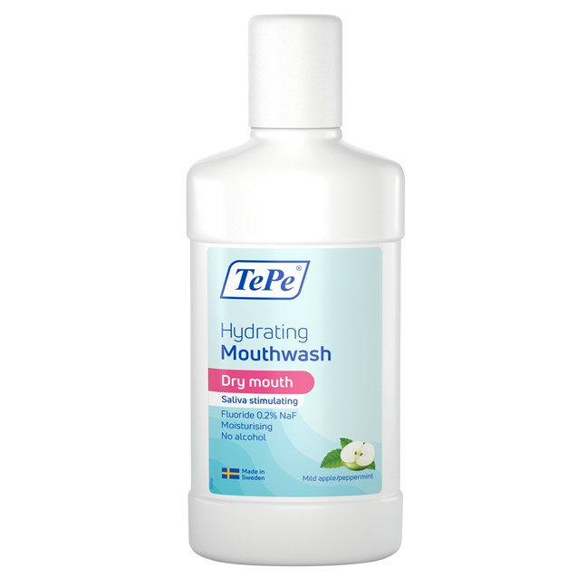 TePe Mouthwash Dry Mouth Apple/Peppermint 500ml