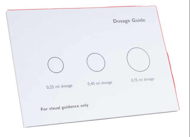 Dosage Guide Pad