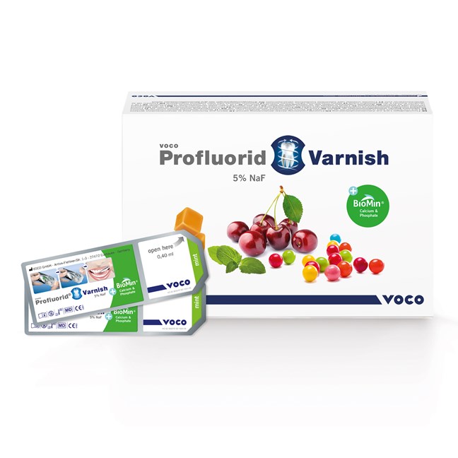 Profluorid Varnish + BioMin Single Dose Mint