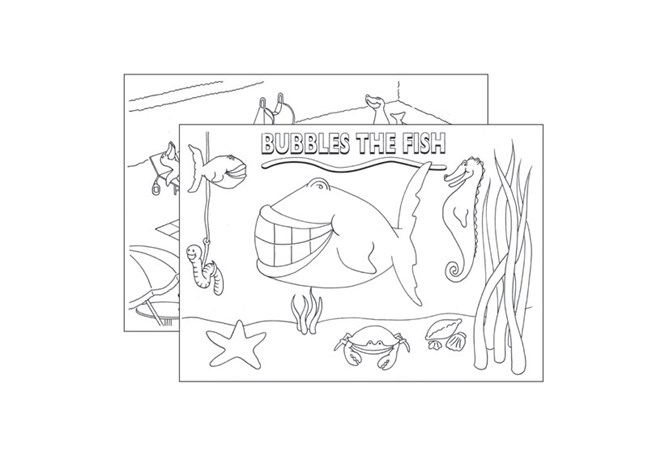 Colouring Pads - In the Swim