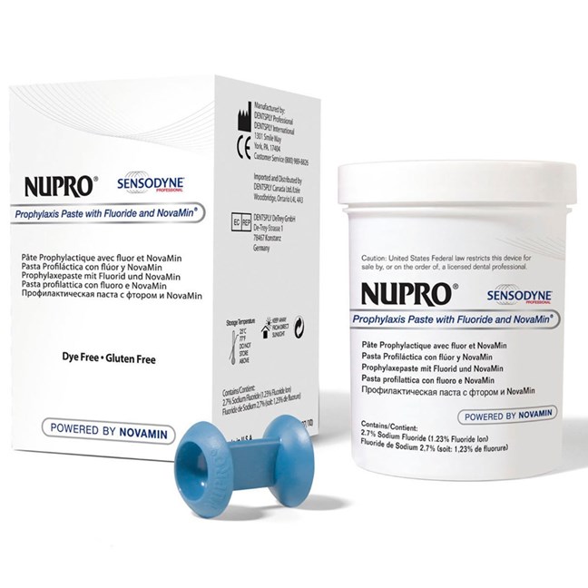 NUPRO Sensodyne Jars Polish - Spearmint with fluoride