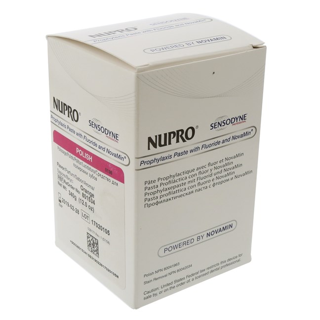 NUPRO Sensodyne Jars Polish - Orange with fluoride