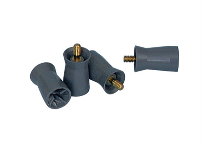 Young Prophy Cups Turbo Plus type, Long, Soft, Screw-type (Grey)