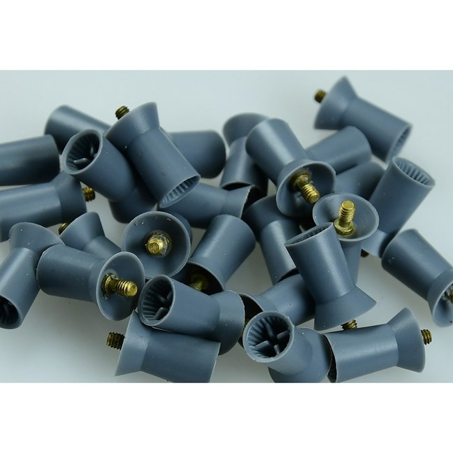 Prophy Cups Screw-Type Firm, Laminated, Dark Grey