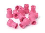 Latex-free Rubber Cups Snap-on Soft - Pink 
