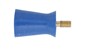 Latex-free Rubber Cups Screw-in Hard - Blue