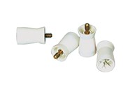 Young Prophy Cups Turbo Plus type, Long, Fixed, Screw-type (White) 
