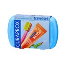 Be You Toothpaste Travel Kit - Blue - Peach + Apricot 