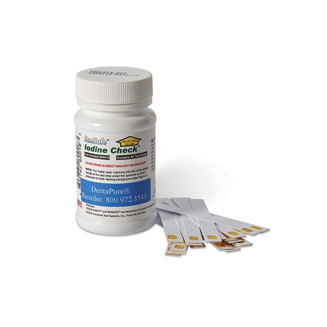 DentaPure Iodine Test Strips (Box of 50)
