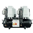AC400Q 4 Cylinder Compressor with Dryers & Noise Reducing Covers 