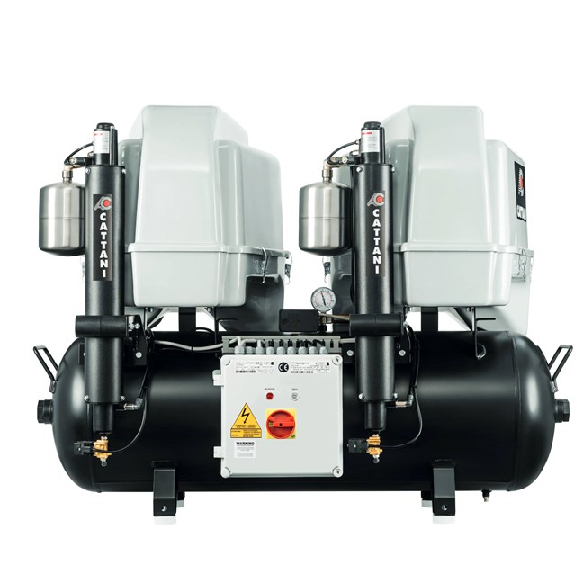 AC400Q Compressor 4 Cylinder 230v + Dryers + Covers