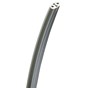 2 Hole Straight Tubing Grey