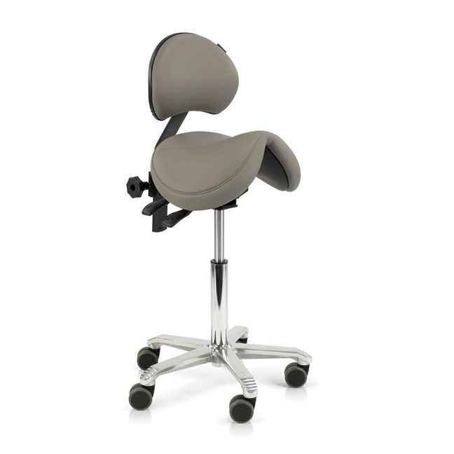 Jumper Saddle with backrest & adjustable seat tilt