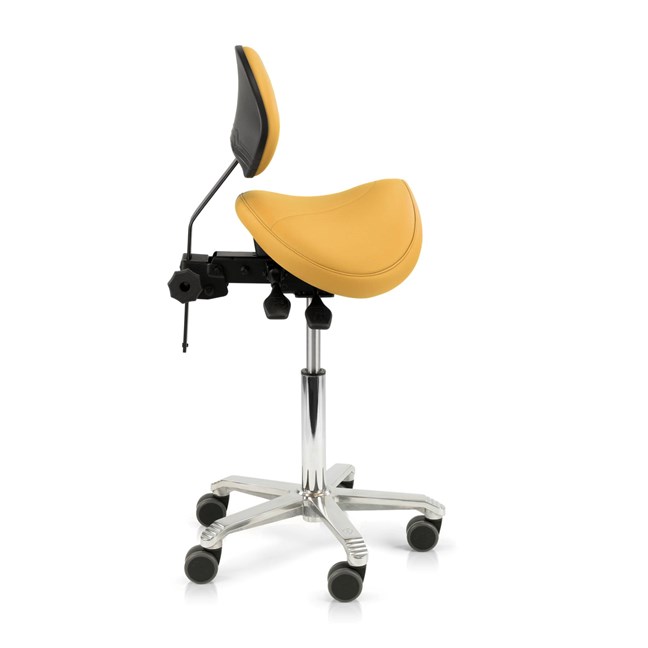 Jumper Saddle with backrest & adjustable seat tilt