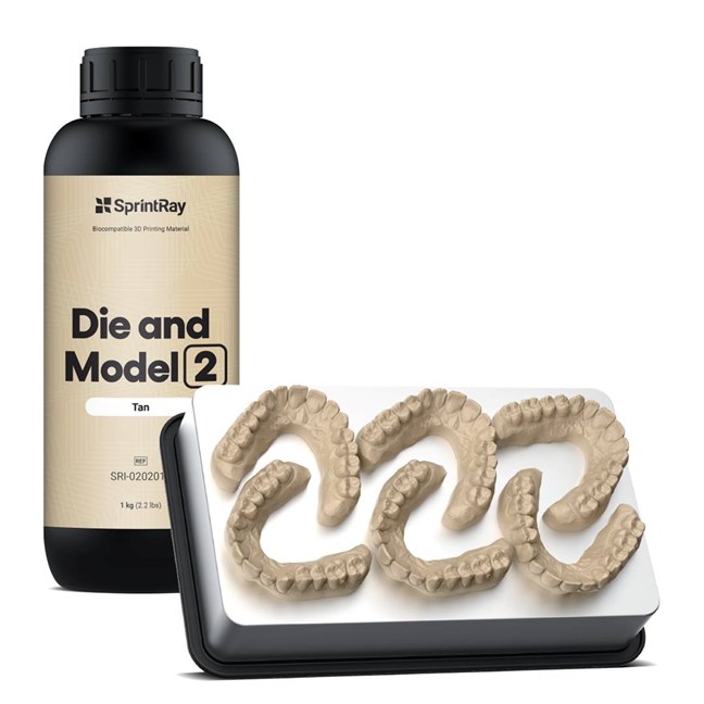 SprintRay Die & Model Tan II