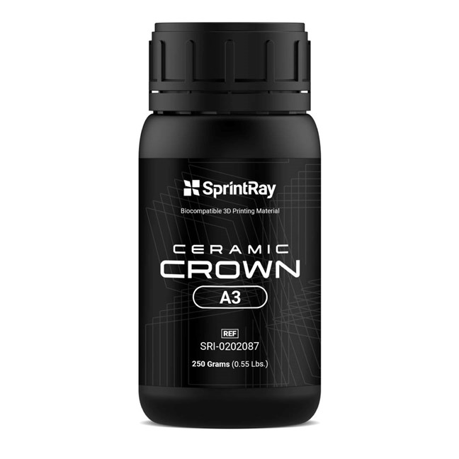 SprintRay Ceramic Crown – Resin - A3 – 250g