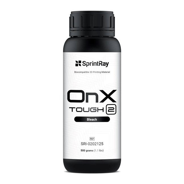 SprintRay OnX Tough 2 Resin - Bleach - 500g