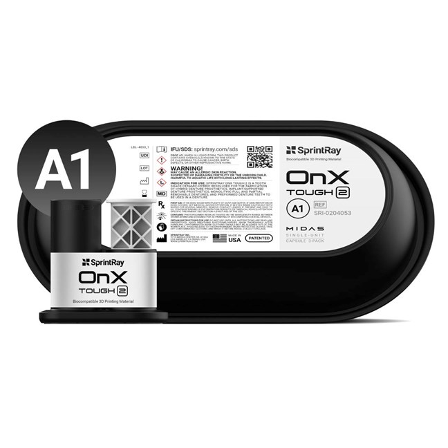 SprintRay OnX T2 - A1 MIDAS Capsule 3 Pack
