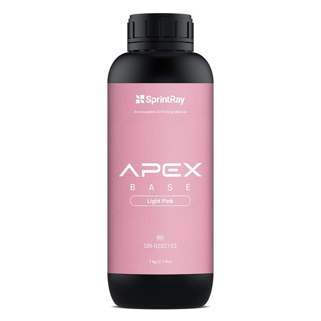 SprintRay Apex Base Light Pink