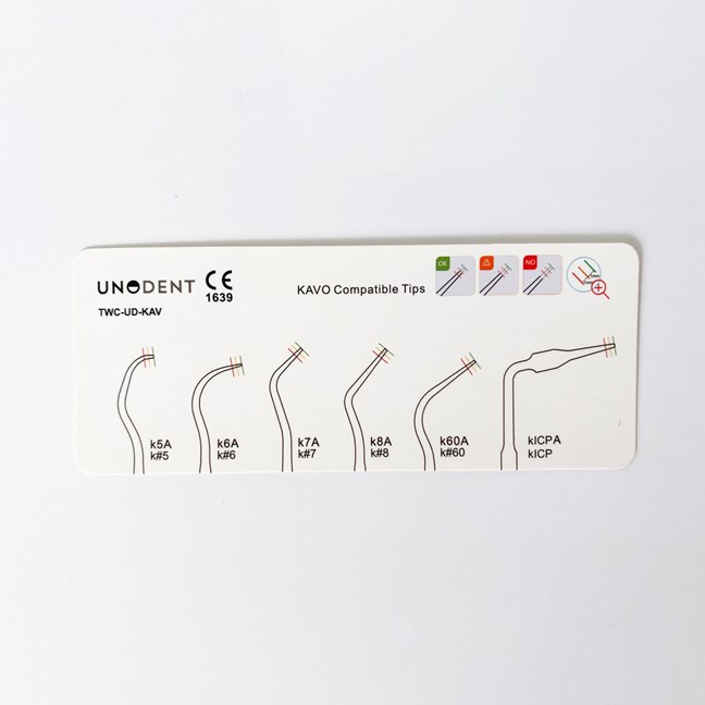 UnoDent Tip Wear Card KaVo Compatible Tips