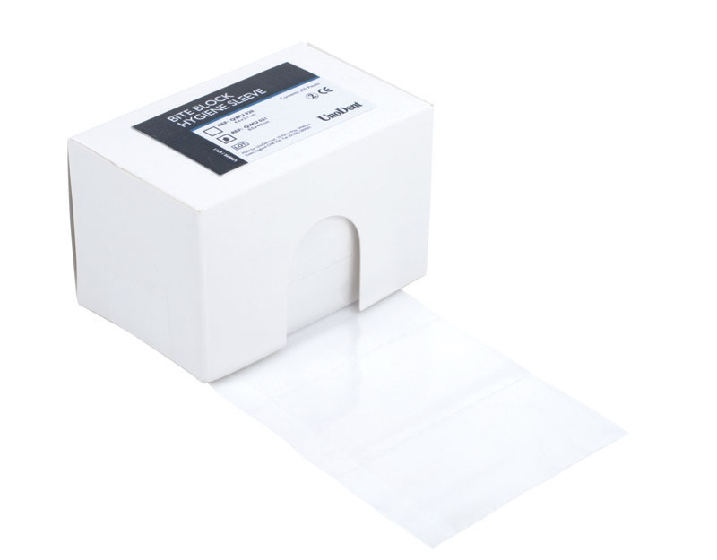 【DISCERNMENT】Bio-Washing Box Sleeve QWU021 : Bite Block Hygiene Sleeves 80 x 40mm