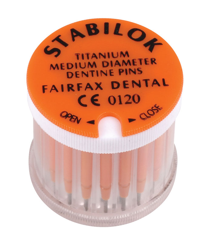 RIS655 Stabilok Pins Titanium Medium Orange