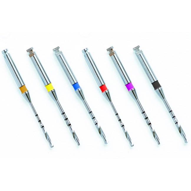 ParaPost X Drills (two fluted) P42-5 1.25mm Red