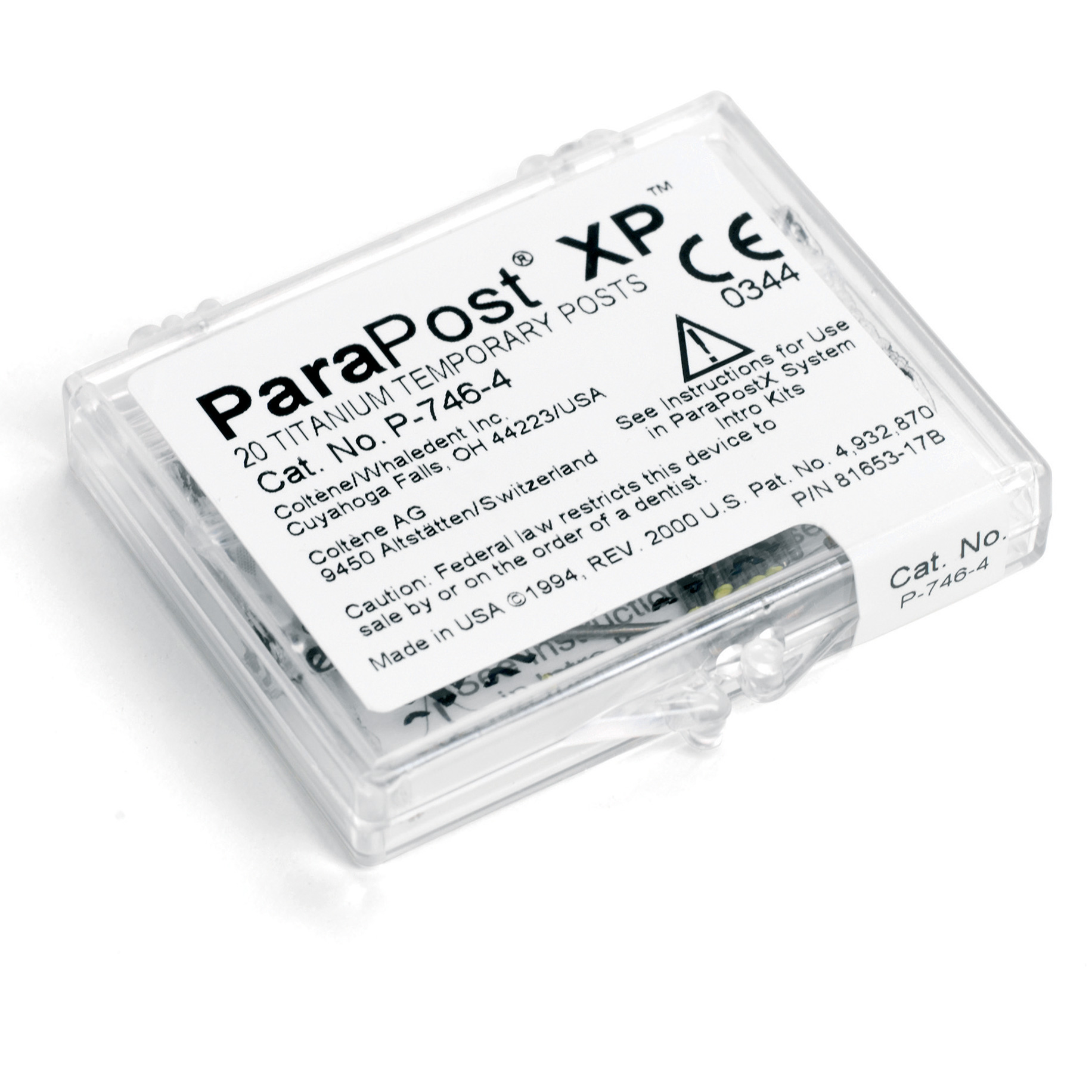 ParaPost XP Titanium Temporary Posts P746-4.5    1.14mm    Blue 