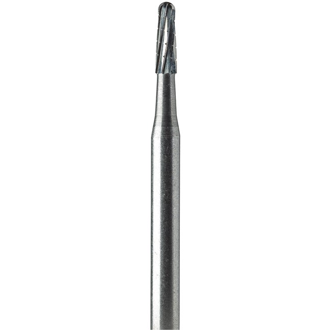 Oral Surgery Burs - Tungsten Carbide Non-Sterile 1703 (021) Domed Taper Fissure Cross Cut Stryker Shank 5 (59mm)