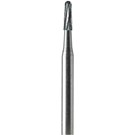 Oral Surgery Burs - Tungsten Carbide Non-Sterile 1703 (021) Domed Taper Fissure Cross Cut J Notch Shank 6 (44.5mm) 