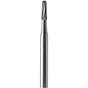 Oral Surgery Burs - Tungsten Carbide Non-Sterile 1703 (021) Domed Taper Fissure Cross Cut J Notch Shank 6 (44.5mm)