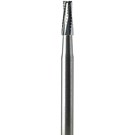 Surgical Burs - Tungsten Carbide Non-Sterile 702 Taper Fissure Cross Cut 016 J Notch Shank 6 