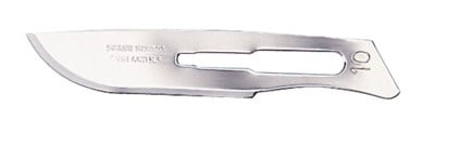 Scalpel Blades - Red, Sterile, Carbon Steel No. 10 (0201) 