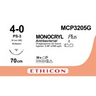 MONOCRYL Plus Suture MCP3205G Gauge 4-0, Length 70cm 