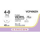 VICRYL Plus Suture VCP496ZH Gauge 4-0, Length 45cm 