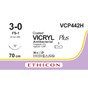 VICRYL Plus Suture VCP442H Gauge 3-0, Length 70cm