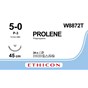 Prolene Blu Suture W8872T. Length 45cm, M1 Gauge 5/0 P-3