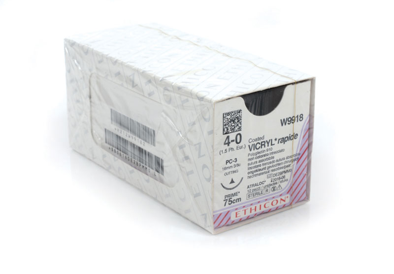 SEM991 : Vicryl Rapide Suture Braided Undyed Absorbable W9918. Length ...
