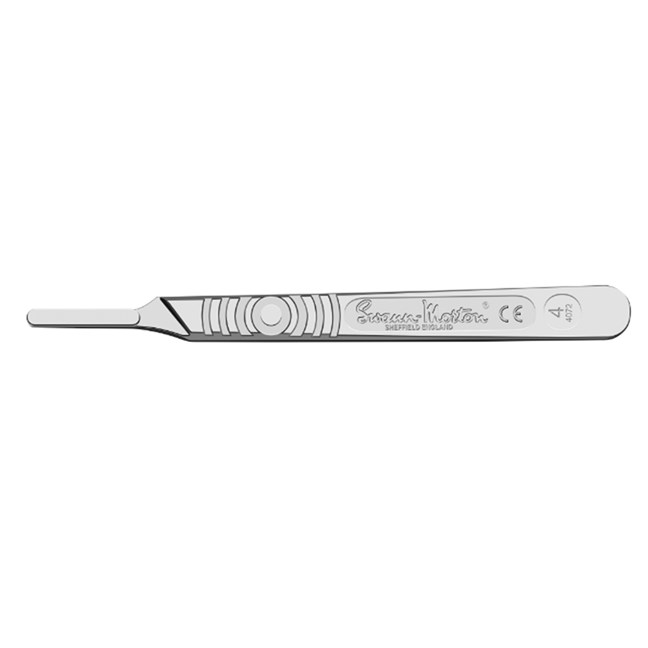 Scalpel Handle, Stainless Steel -  No. 4 (0934)