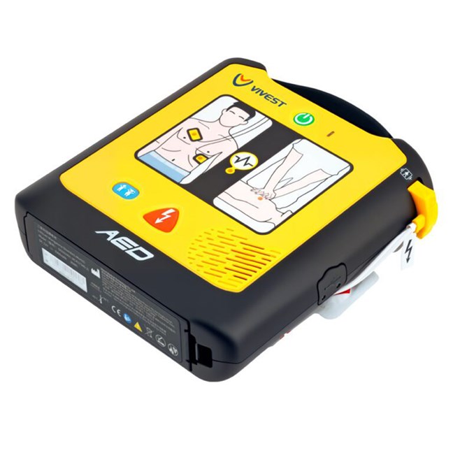ViVest PowerBeat X1 - Automated External
Defibrillator (Pictograms) Yellow