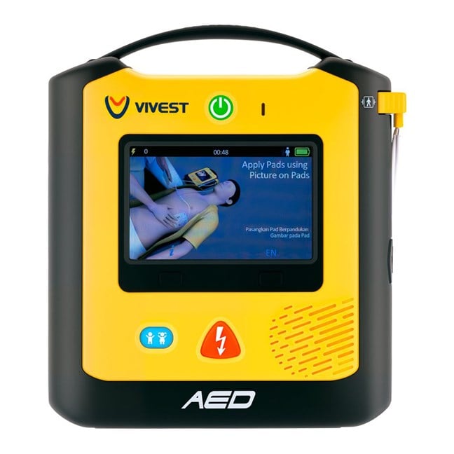 ViVest PowerBeat X3 - Semi-automatic AED With LCD Display